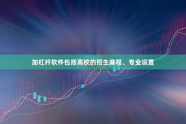 加杠杆软件包括高校的招生章程、专业设置
