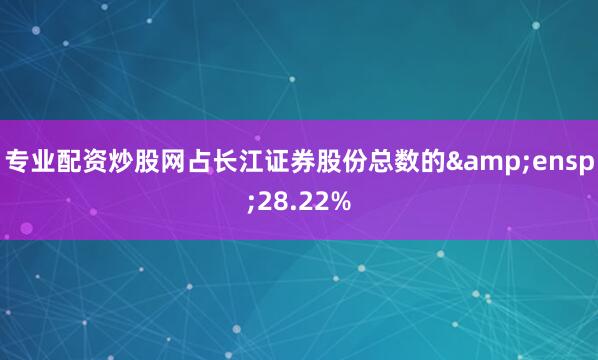 专业配资炒股网占长江证券股份总数的&ensp;28.22%