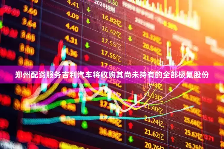 郑州配资服务吉利汽车将收购其尚未持有的全部极氪股份